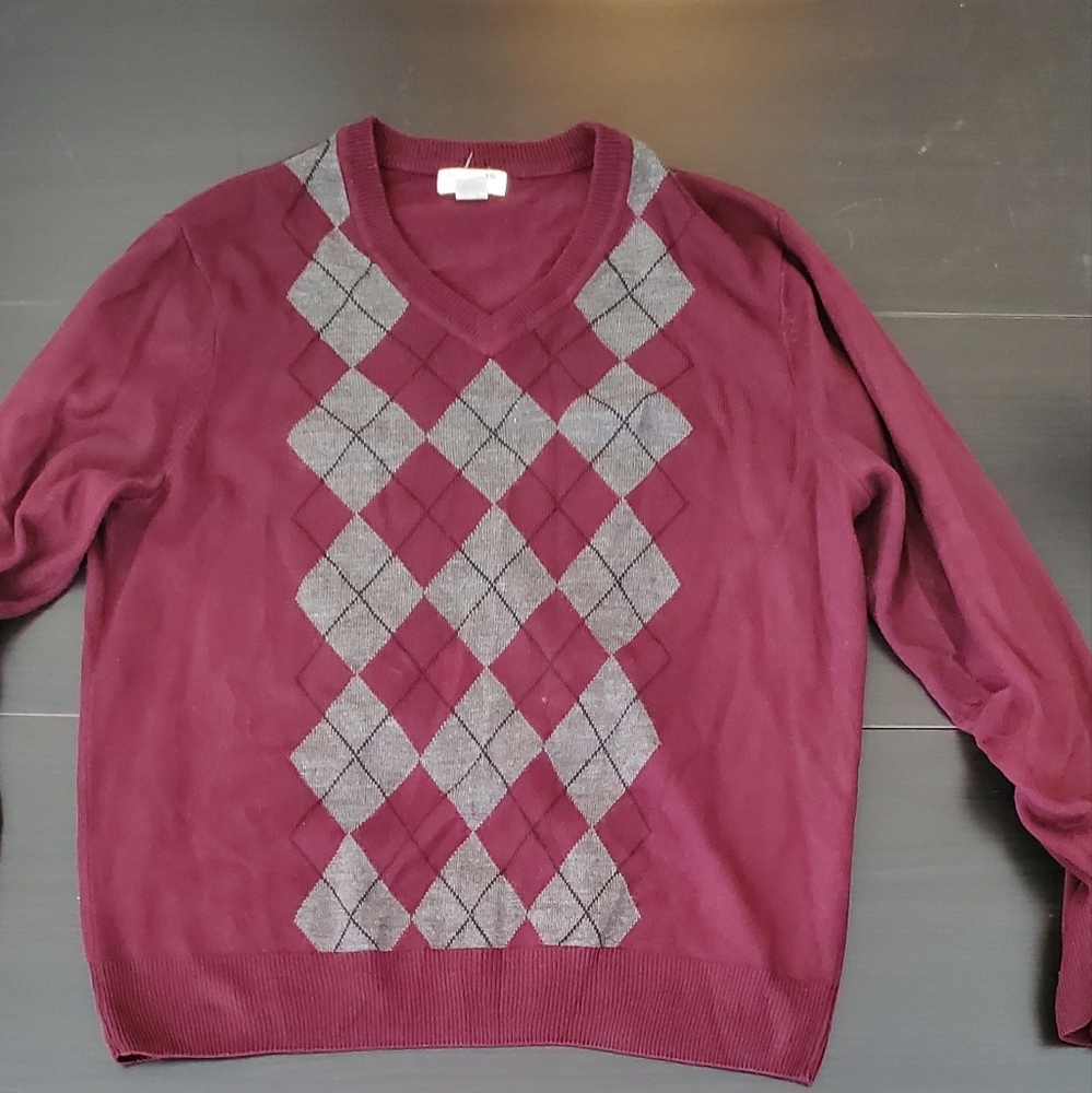 Dockers Large Burgundy Sweater